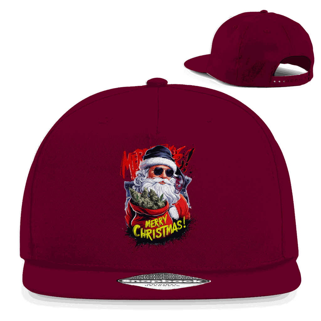 Snapback Rapper Cap - Santa Claus Weed | Division420®