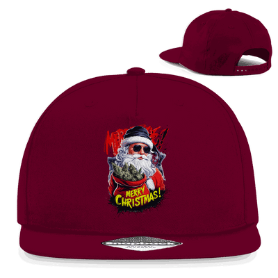 Snapback Rapper Cap - Santa Claus Weed | Division420®