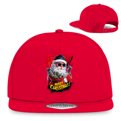 Snapback Rapper Cap - Santa Claus Weed | Division420®