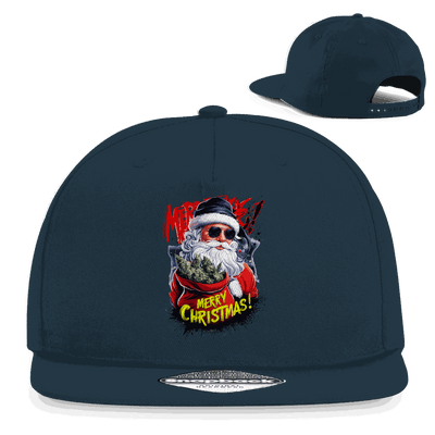 Snapback Rapper Cap - Santa Claus Weed | Division420®