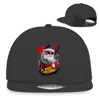 Snapback Rapper Cap - Santa Claus Weed | Division420®