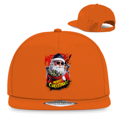 Snapback Rapper Cap - Santa Claus Weed | Division420®