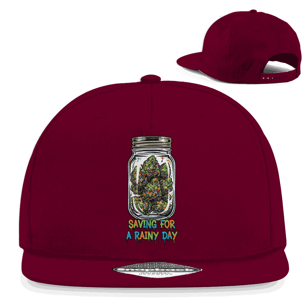 Division420 Snapback Cap aus Baumwoll-Twill mit flachem Schirm und Retro-Snapback-Verschluss