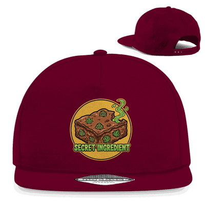 Division420 Snapback Cap Secret Ingredient aus Baumwoll-Twill mit flachem Schirm und Snapback-Verschluss