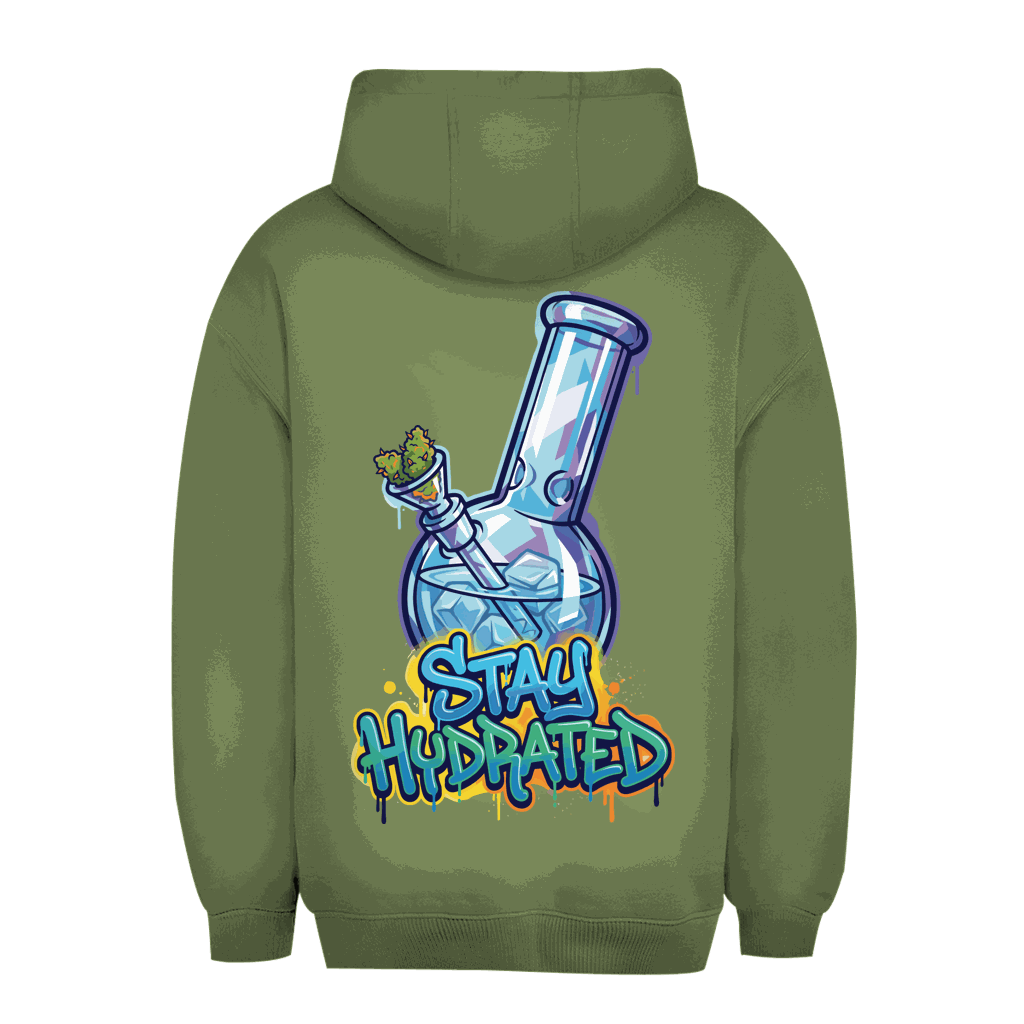 Unisex Oversize Hoodie von Division420 mit Kapuze und Kängurutasche in urbanem Stil