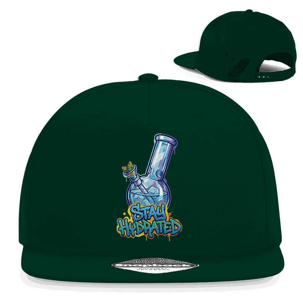 Snapback Rapper Cap - Stay Hydratetd | Division420®