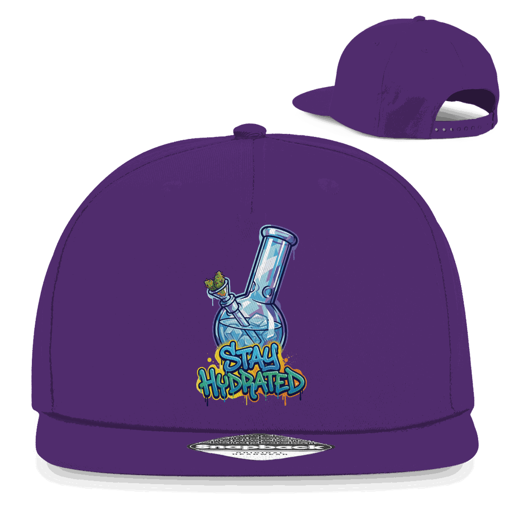 Snapback Rapper Cap - Stay Hydratetd | Division420®