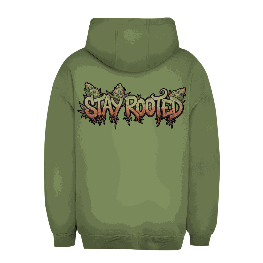 Unisex Oversize Hoodie Stay Rooted urbaner Style komfortabel nachhaltig