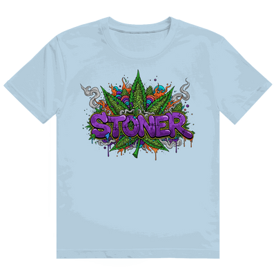 Größentabelle für Heavy Cotton T-Shirt von Division420 mit Stoner Graffiti Art Design
