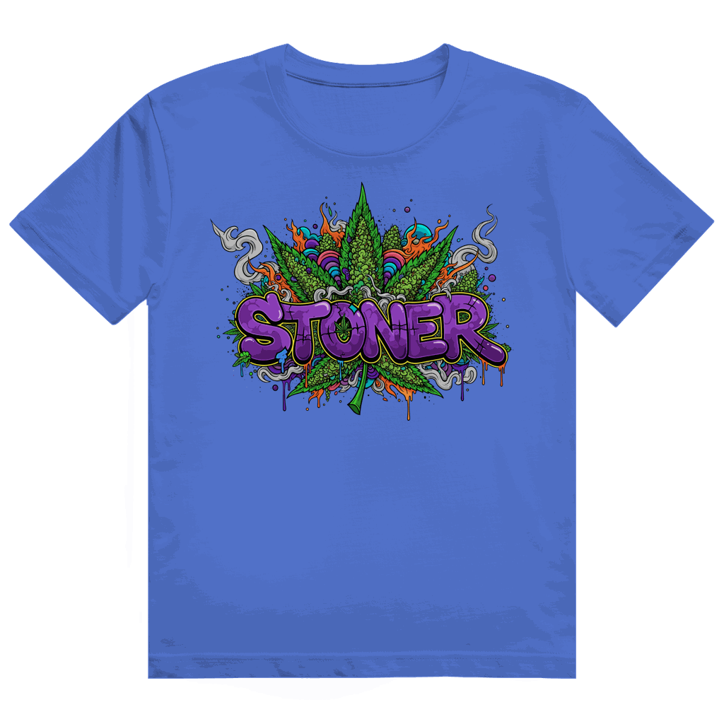 Größentabelle für Heavy Cotton T-Shirt von Division420 mit Stoner Graffiti Art Design