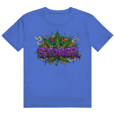 Größentabelle für Heavy Cotton T-Shirt von Division420 mit Stoner Graffiti Art Design