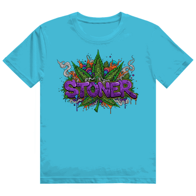 Größentabelle für Heavy Cotton T-Shirt von Division420 mit Stoner Graffiti Art Design