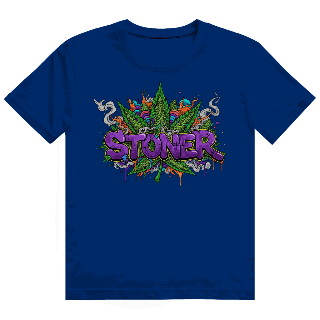 Division420 Heavy Cotton T-Shirt mit Stoner Graffiti Art und nachhaltiger Baumwolle