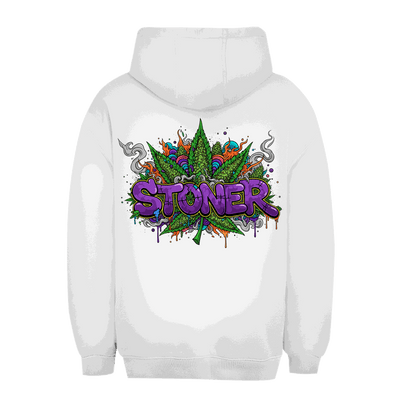 Unisex Oversize Hoodie mit Stoner Graffiti Art urbaner Stil und nachhaltige Baumwolle