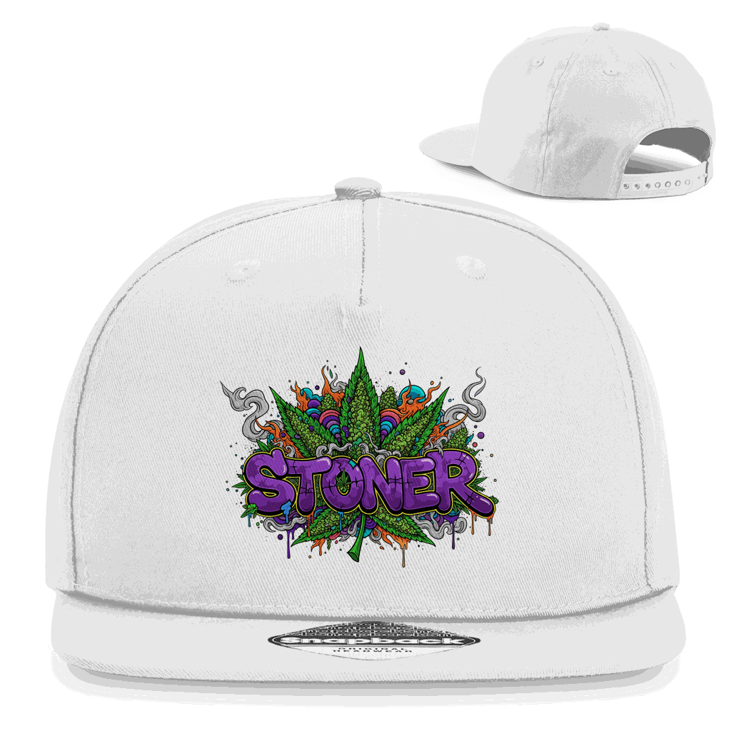 Division420 Snapback Cap mit Stoner Graffiti Art, verstellbarer Verschluss und urbanem Design