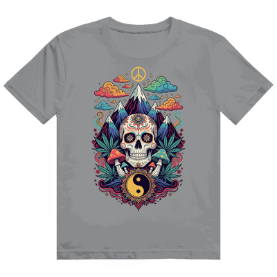 Größentabelle für Heavy Cotton T-Shirt von Division420 mit Stoner Old School Art Print