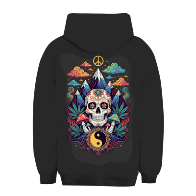 Unisex Oversize Hoodie mit Stoner Old School Print von Division420 in urbanem Style und nachhaltiger Qualität