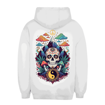 Unisex Oversize Hoodie mit Stoner Old School Art Print von Division420 in urbanem Style und nachhaltiger Baumwollmischung