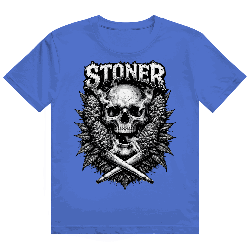 Division420 Heavy Cotton T-Shirt Stoner Skull mit nachhaltiger Baumwolle und modernem Streetstyle