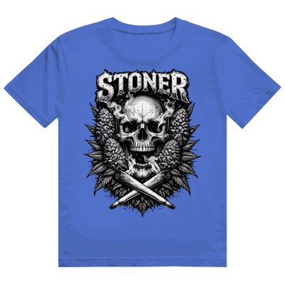 Division420 Heavy Cotton T-Shirt Stoner Skull mit nachhaltiger Baumwolle und modernem Streetstyle
