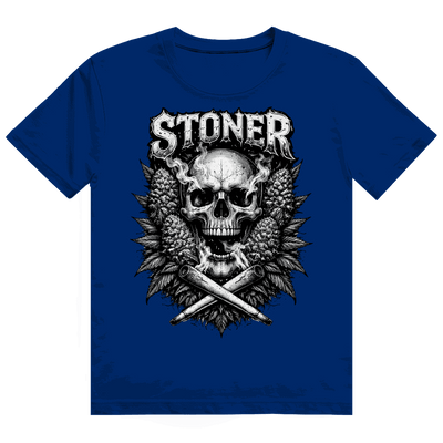 Größentabelle für Heavy Cotton T-Shirt Stoner Skull von Division420