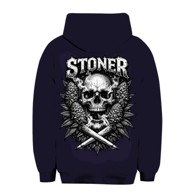 Unisex Oversize Hoodie mit Stoner Skull Design von Division420 in urbanem Stil