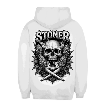 Unisex Oversize Hoodie Stoner Skull urbaner Style komfortabel nachhaltig