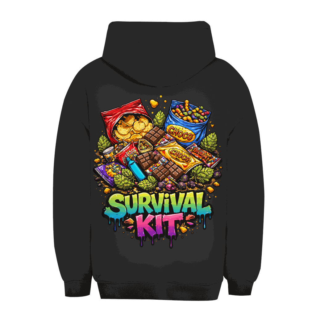 Unisex Oversize Hoodie von Division420 in urbanem Stil mit Kapuze und Kängurutasche