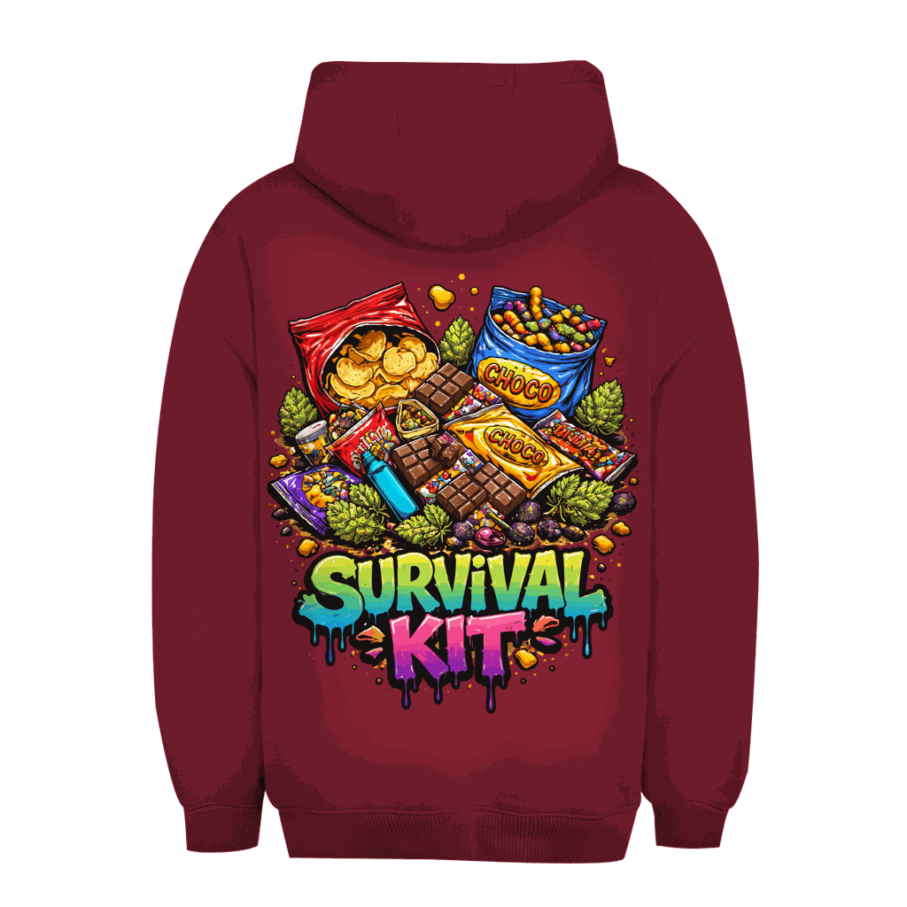 Unisex Oversize Hoodie in urbanem Stil mit Kapuze und Kängurutasche von Division420