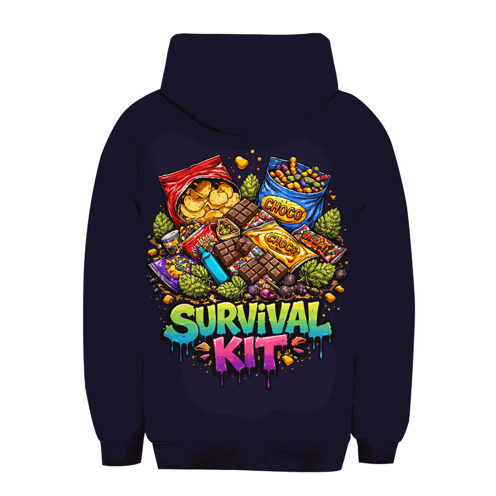 Unisex Oversize Hoodie von Division420 in urbanem Style mit Kapuze und Kängurutasche