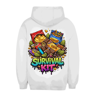 Unisex Oversize Hoodie von Division420 in neutralem Design mit Kapuze und Kängurutasche