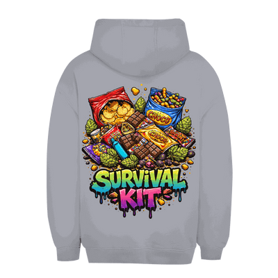 Unisex Oversize Hoodie Survival Kit von Division420 in urbanem Stil mit hoher Qualität und nachhaltiger Produktion