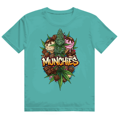 Division420 Heavy Cotton T-Shirt Sweet Munchies in modernem Tubular Fit aus 100% ringgesponnener Baumwolle, nachhaltig und hochwertig