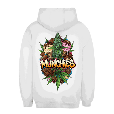 Unisex Oversize Hoodie Sweet Munchies von Division420 in urbanem Style mit Kapuze und Kängurutasche