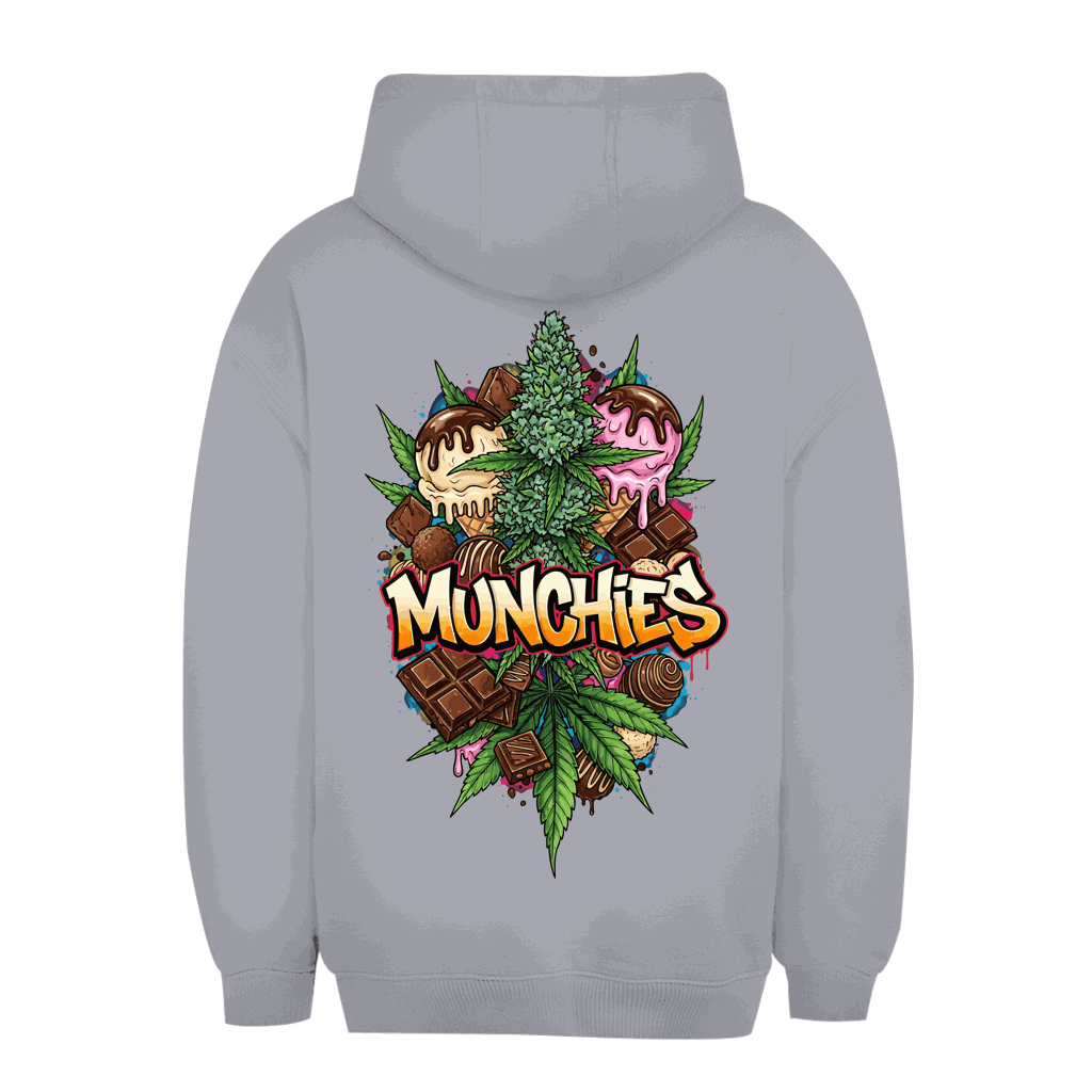 Unisex Oversize Hoodie Sweet Munchies von Division420 in entspanntem urbanem Style