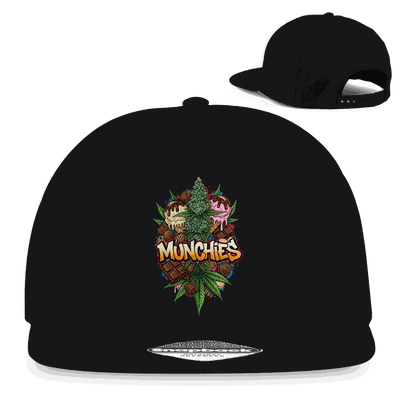 Division420 Snapback Cap Sweet Munchies aus Baumwoll-Twill mit flachem Schirm und Retro-Snapbackverschluss