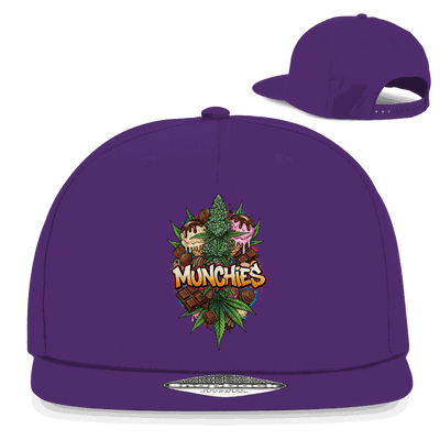 Division420 Snapback Cap Sweet Munchies aus Baumwoll-Twill mit 5-Panel Design und flachem Schirm