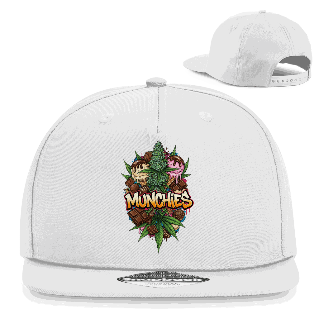 Division420 Snapback Cap Sweet Munchies urbaner Style 5-Panel Design Baumwoll-Twill