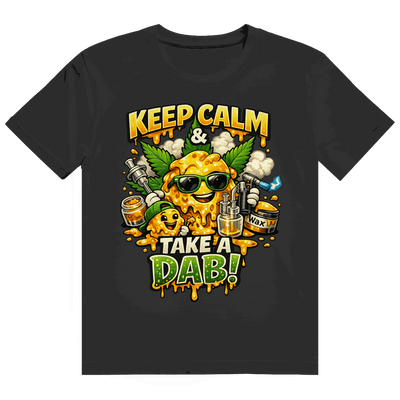 Division420 Heavy Cotton T-Shirt Take a Dab! in hochwertiger 100% Baumwolle mit modernem Tubular Fit