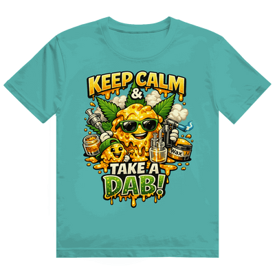 Division420 Heavy Cotton T-Shirt Take a Dab in hochwertiger, nachhaltiger Baumwolle mit modernem Tubular Fit und Streetstyle-Design