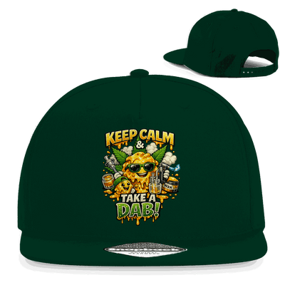 Division420 Snapback Cap Take a Dab urbaner Streetwear Style mit flachem Schirm und Retro-Snapback Verschluss