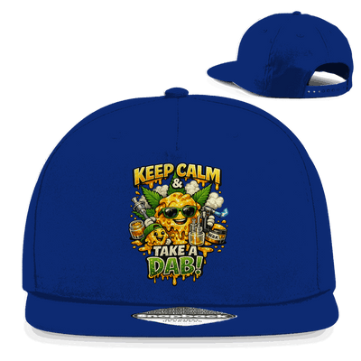 Division420 Snapback Cap aus Baumwoll-Twill mit flachem Schirm und Retro-Snapback-Verschluss in urbanem Streetwear-Design