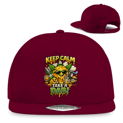 Division420 Snapback Cap mit flachem Schirm und Retro-Verschluss in urbanem Design