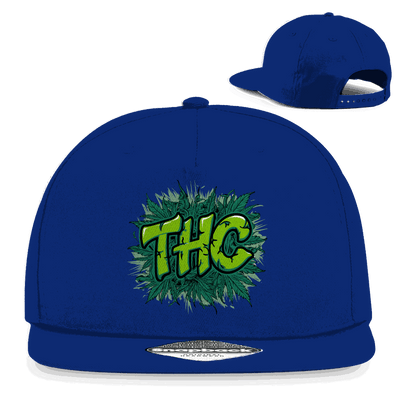 Division420 Snapback Cap THC mit 5-Panel Design und Retro-Snapbackverschluss aus Baumwoll-Twill