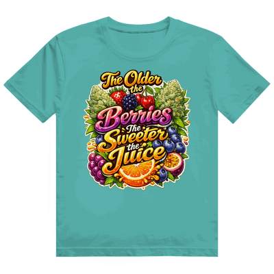 Heavy Cotton T-Shirt Sweet Old Berries mit lockerem Tubular Fit und nachhaltiger Baumwolle