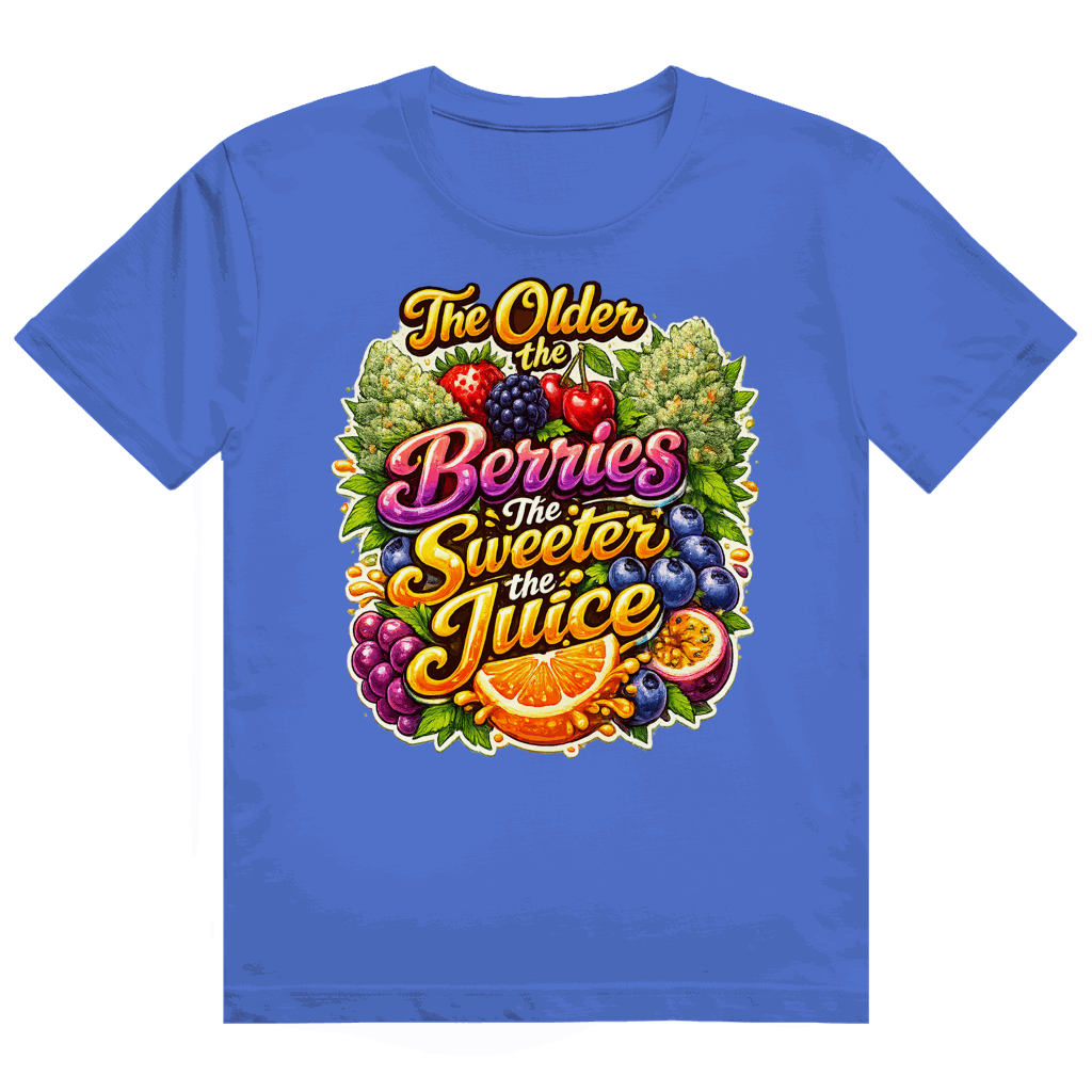 Division420 Heavy Cotton T-Shirt Sweet Old Berries aus 100% Baumwolle in modernem Tubular Fit mit Rippkragen und nachhaltiger Produktion