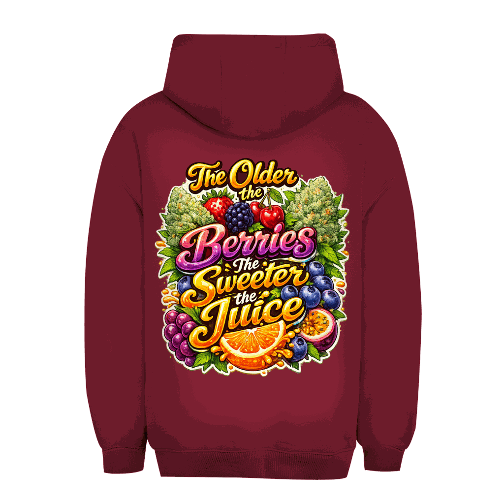Unisex Oversize Hoodie Sweet Old Berries urbaner Stil und nachhaltiger Komfort
