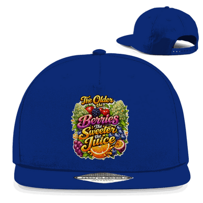 Division420 Snapback Cap Sweet Old Berries aus Baumwoll-Twill mit flachem Schirm und Retro-Snapbackverschluss