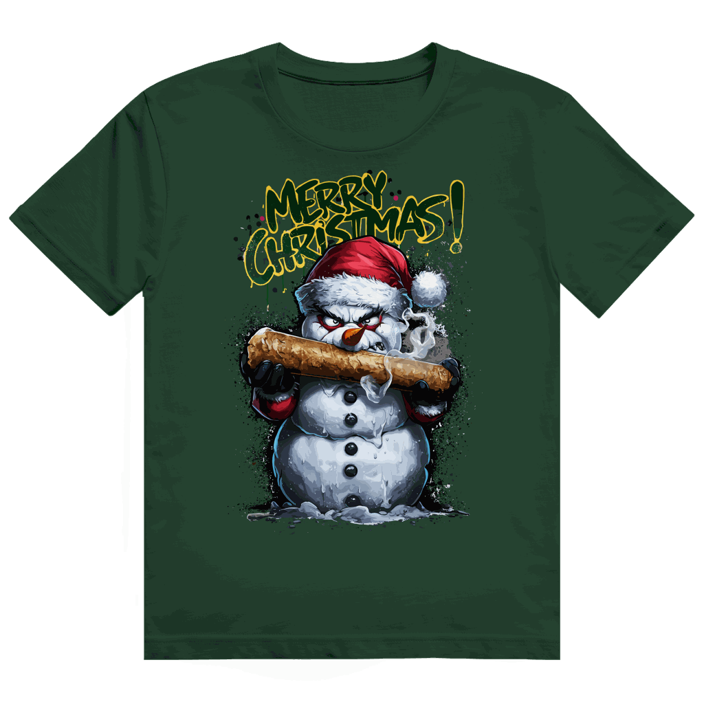 Größentabelle für Heavy Cotton T-Shirt The Snowman von Division420