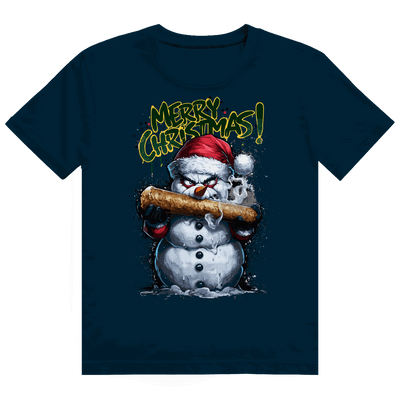 Heavy Cotton T-Shirt The Snowman von Division420 in hochwertiger Baumwolle mit modernem Tubular Fit und nachhaltiger Produktion